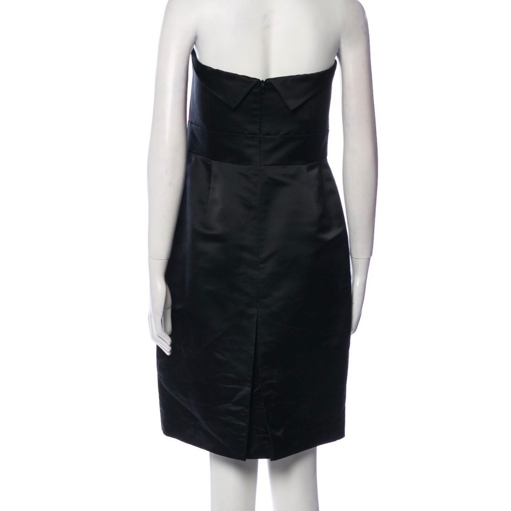 NWT Marc Jacobs 100%Silk Satin Strapless‎ Little Black Party Dress Size 6 $429 - Picture 3 of 14